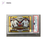 2022 Panini Prizm Word Cup Qatar Mount / Foden Connections Gold 09/10 shown on a white PAKRA background.