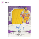 2020-21 Crown Royale Silhouettes Patch Auto PA GU Anthony Davis 46/49 shown on a white PAKRA background.