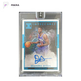 2018-19 Panini Impeccable Black Box #IR-DAY Deandre Ayton Auto 1/1 Sealed shown on a white PAKRA background.