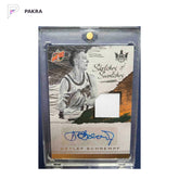 2017 Panini Sketches & Swatches Detlef Schrempf RC AUTO 341/399 shown on a white PAKRA background.