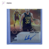 2023 Panini NBA Hoops Hot Signatures Johnny Juzang AUTO shown on a white PAKRA background.