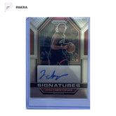 2022 Panini Josh Christopher AUTO shown on a white PAKRA background.