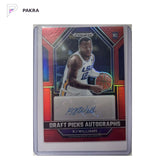 2023 Panini Prizm Draft Picks Autographs KJ Williams Red RC AUTO 99/149 shown on a white PAKRA background.