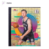 2026 Topps Finest Danny Wolf RC Gold Superfractor One of One 1/1 shown on a white PAKRA background.