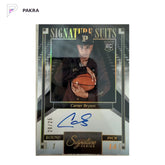 2025-26 Panini Signatures Series Carter Bryant RC Rookie Auto 20/25 Sealed shown on a white PAKRA background.