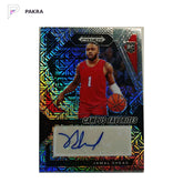 Euroleague Prizm 2023/24 Mojo Auto /25 Shavon Shields shown on a white PAKRA background.