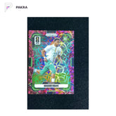Ibrahim Mbaye 2026 Panini Prizm #405 Plum Blossom Choice /8 Rookie RC shown on a white PAKRA background.