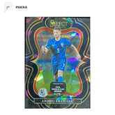 2025-26 Panini Select World Cup Andrej Kramaric ice cracked black 1/1 shown on a white PAKRA background.