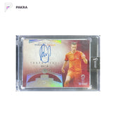 2022 Panini Eminence Robin van Persie Trophy Case Auto 8/10 #TC-RVP Sealed shown on a white PAKRA background.