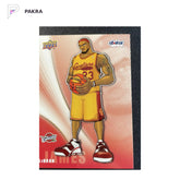 2008-09 Upper Deck LeBron James All Star Vinyl Anime #LBJ1 Cavaliers SSP shown on a white PAKRA background.