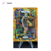 2023-24 Panini Prizm - Victor Wembanyama #136 Orange Ice Prizm (RC) shown on a white PAKRA background.