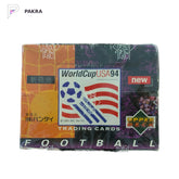 1994 Upper Deck World Cup USA 94 Soccer Box - Japanese - 50 Packs, official product image on a white PAKRA background.
