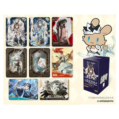 KAYOU x Arknights Luminescent Serenade sealed box and card assortment product display