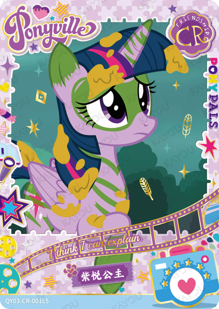 QY03-CR-001L5 KAYOU MLP Fun Moments Edition Fun Moments 3 CR single card