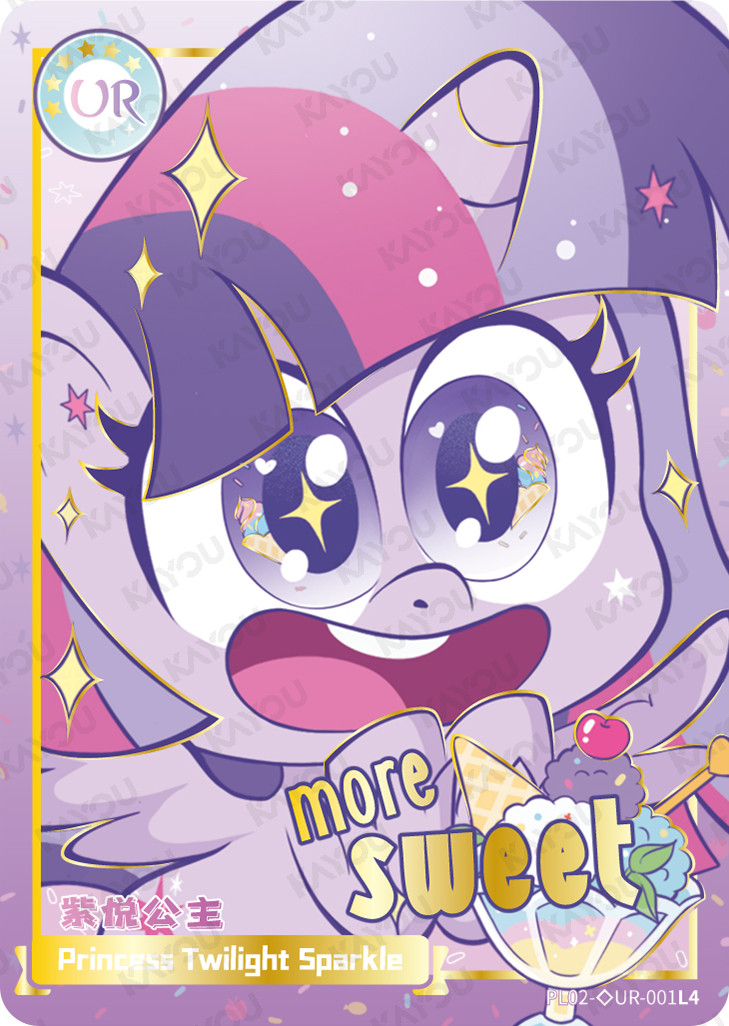 PL02-HiddenDiamond-UR-001 KAYOU MLP Qi Meng Party Edition Qi Meng Party 2 Hidden Diamond UR bundle card