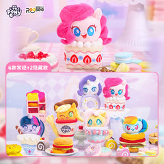 MLP Blind Box Foodie Party Sweeter and Friends plush character lineup with dessert themed ponies