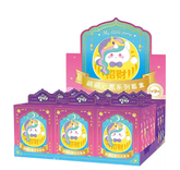 MLP Blind Box Cute Wish vinyl face plush display case with purple and blue packaging