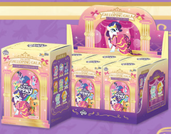 MLP Blind Box Galloping Gala dress-up plush display case with pastel gala packaging