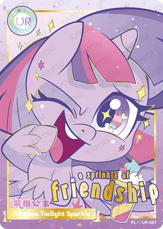 PL-HiddenDiamond-UR-001 KAYOU MLP Qi Meng Party Edition Qi Meng Party 1 Hidden Diamond UR single card