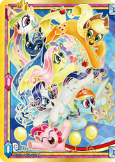 HY10-◇ZR-001L5 KAYOU MLP Moon Edition Moon 10 Hidden Diamond ZR single card