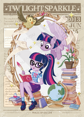ML01-SP-001L5 KAYOU MLP Friendship Sonic Boom Book Edition Friendship Sonic Boom Book SP bundle card