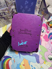 MLP Friendship Journal card binder purple front detail