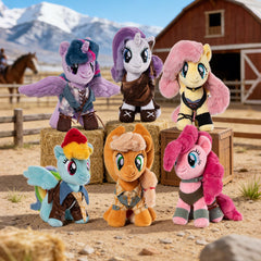 Reesee MLP Cowboy Style plush series group image