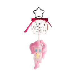 KAYOU Fly With Me bubblegum pink red ribbon plush hanging charm
