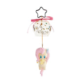 KAYOU Fly With Me pastel yellow pink ribbon plush hanging charm