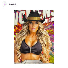 2025 Topps Chrome WWE Women's Division Geometric #WD-TRI Trish Stratus 2/2 -NH shown on a white PAKRA background.