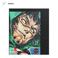 2025 Topps Chrome Marvel Wolverine Doctor Doom Sketch Artist Bete Rodrigues shown on a white PAKRA background.
