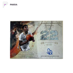 2025-26 Topps Motif Apprentice Numerical Signature Auto Derik Queen RC 7/22 shown on a white PAKRA background.