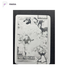 2026 Topps Chrome Black Printing Plate #225 Roman Anthony RC 1/1 Red Sox shown on a white PAKRA background.