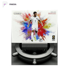 2026 Panini Prizm FIFA World Cup Bukayo Saka COLOR BLAST Case Hit SSP #16 shown on a white PAKRA background.