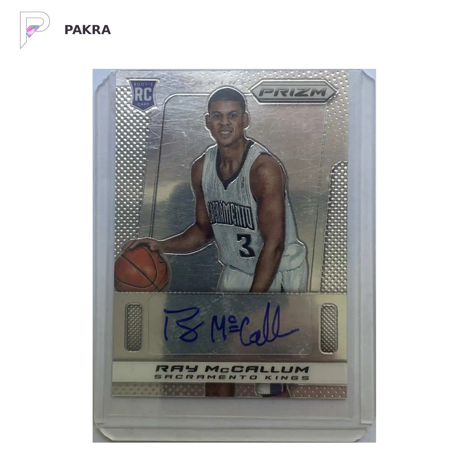 2013 Panini Prizm Rookie Autographs #29 Sacramento Kings RC AUTO shown on a white PAKRA background.