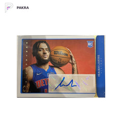 2021 Panini 2021-22 Panini Photogenic Autograph(Auto) #RS-lib Isaiah Liver shown on a white PAKRA background.
