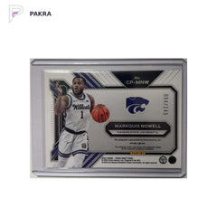 2023 Panini 2023 Panini Prizm Draft Picks Markquis Nowell RC AUTO 94/149 shown on a white PAKRA background.