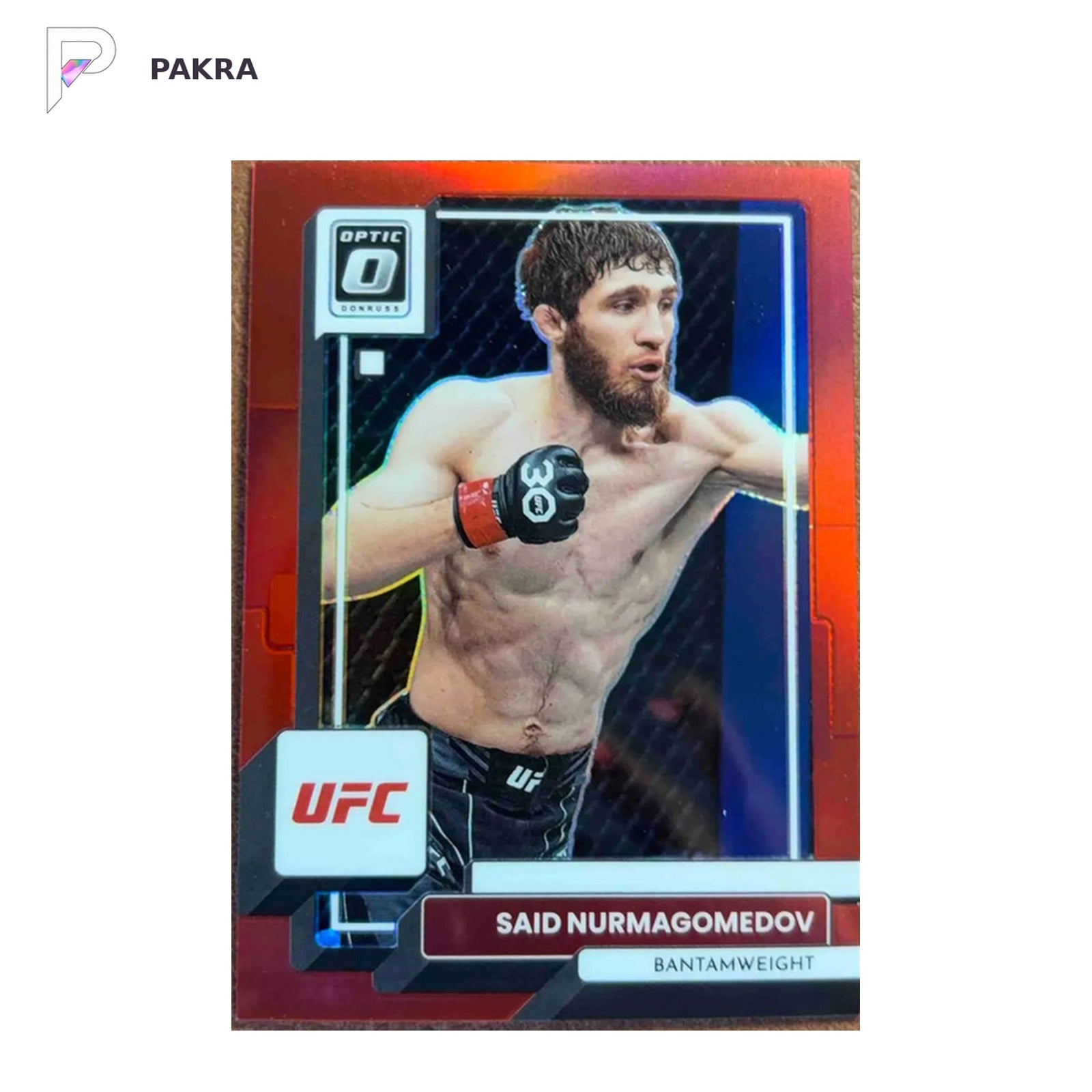 2023 Panini Donruss Optic UFCSaid Nurmagomedov Purple #94 shown on a white PAKRA background.