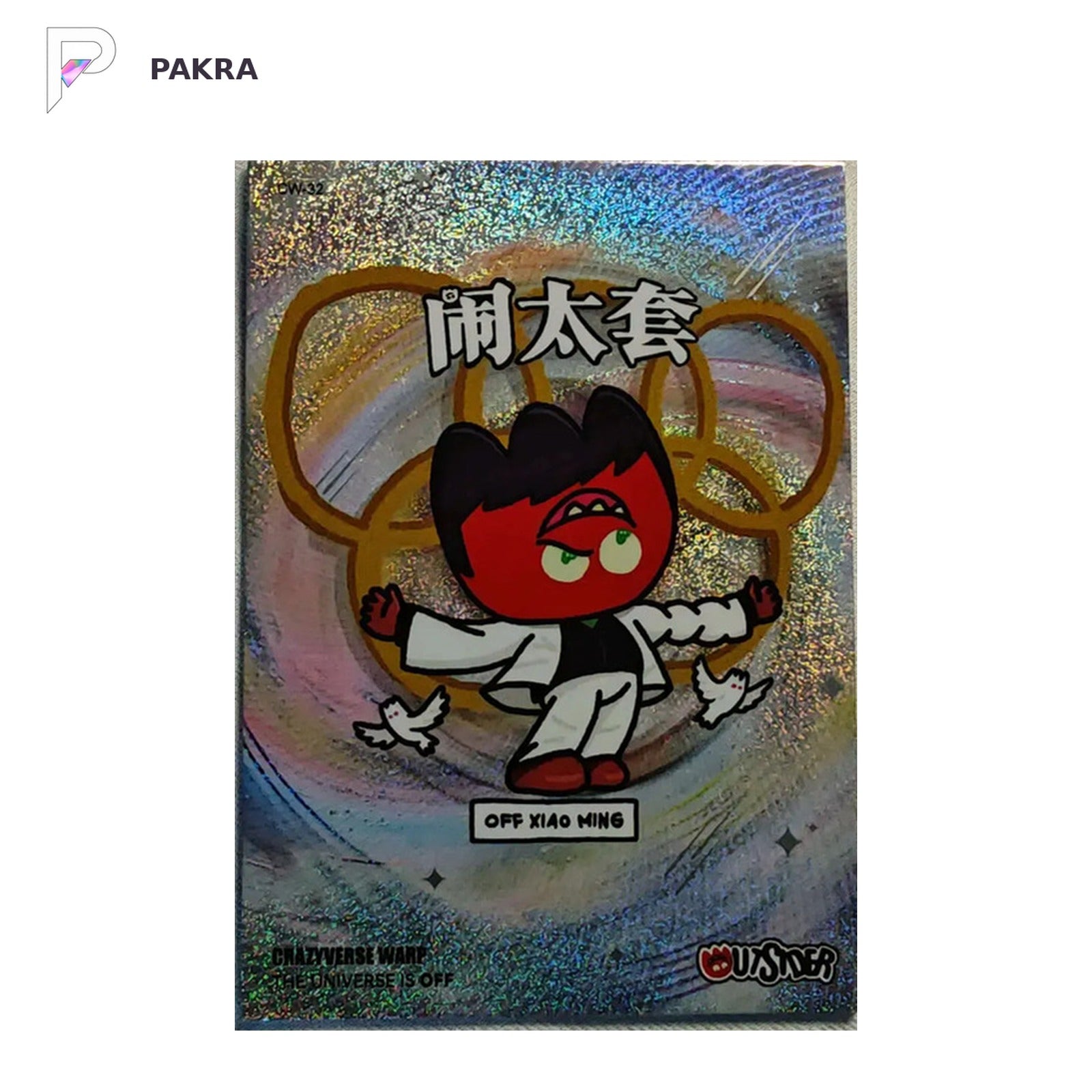 35POINT-OUTSIDER OFF XIAO MING shown on a white PAKRA background.