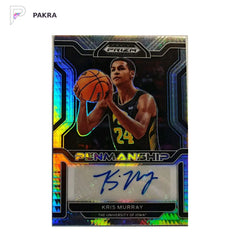 Kris Murray 2022 Panini Prizm Auto SP Portland shown on a white PAKRA background.