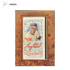 2026 Topps Allen & Ginter Mini Auto Tony Oliva #MA-TO 9/10 Twins shown on a white PAKRA background.