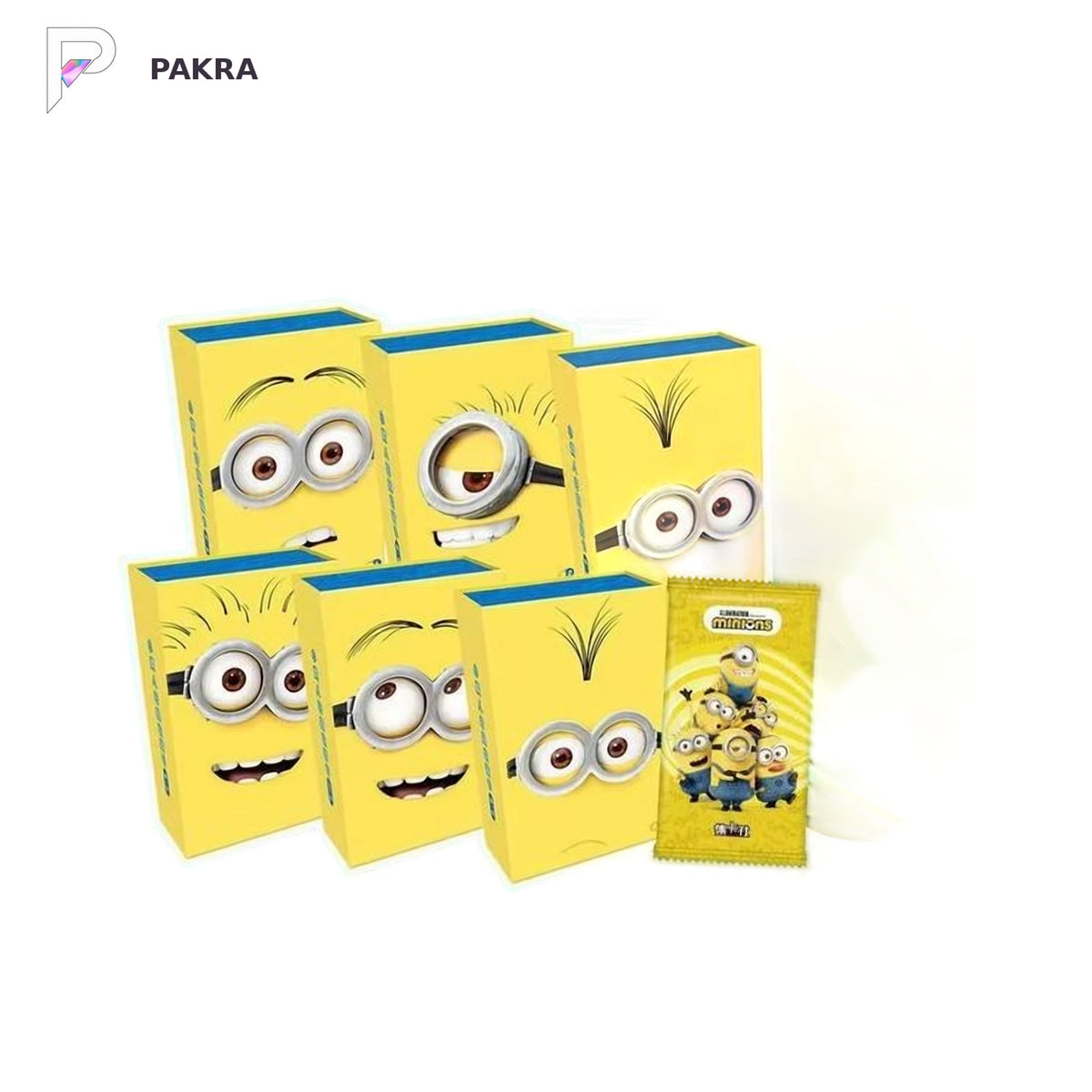 Card.fun Minions Fun Collection Cards Vol.1 Box, official product image on a white PAKRA background.