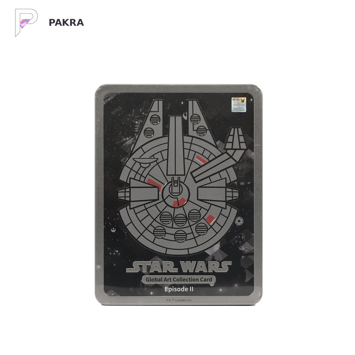 Card.fun Star Wars Global Art Trading Card Episode II Tin Box, official product image on a white PAKRA background.