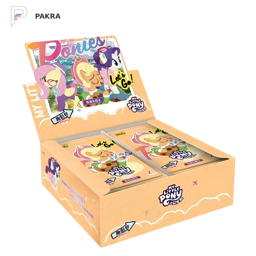 KAYOU My Little Pony Fun Moments 1 Chinese yellow display on white with approved PAKRA logo