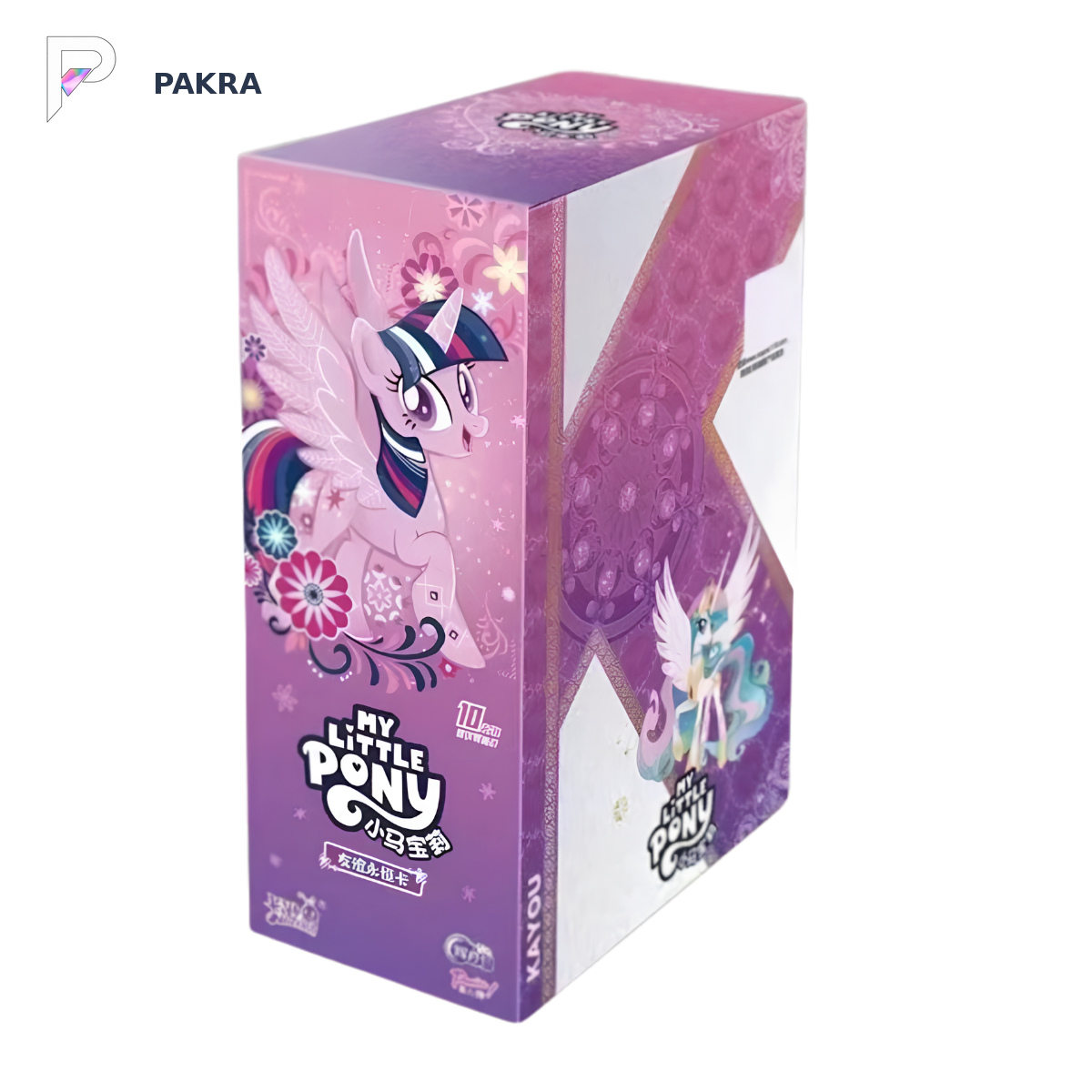 KAYOU My Little Pony Moon Edition 6 Chinese display box on white with current PAKRA logo