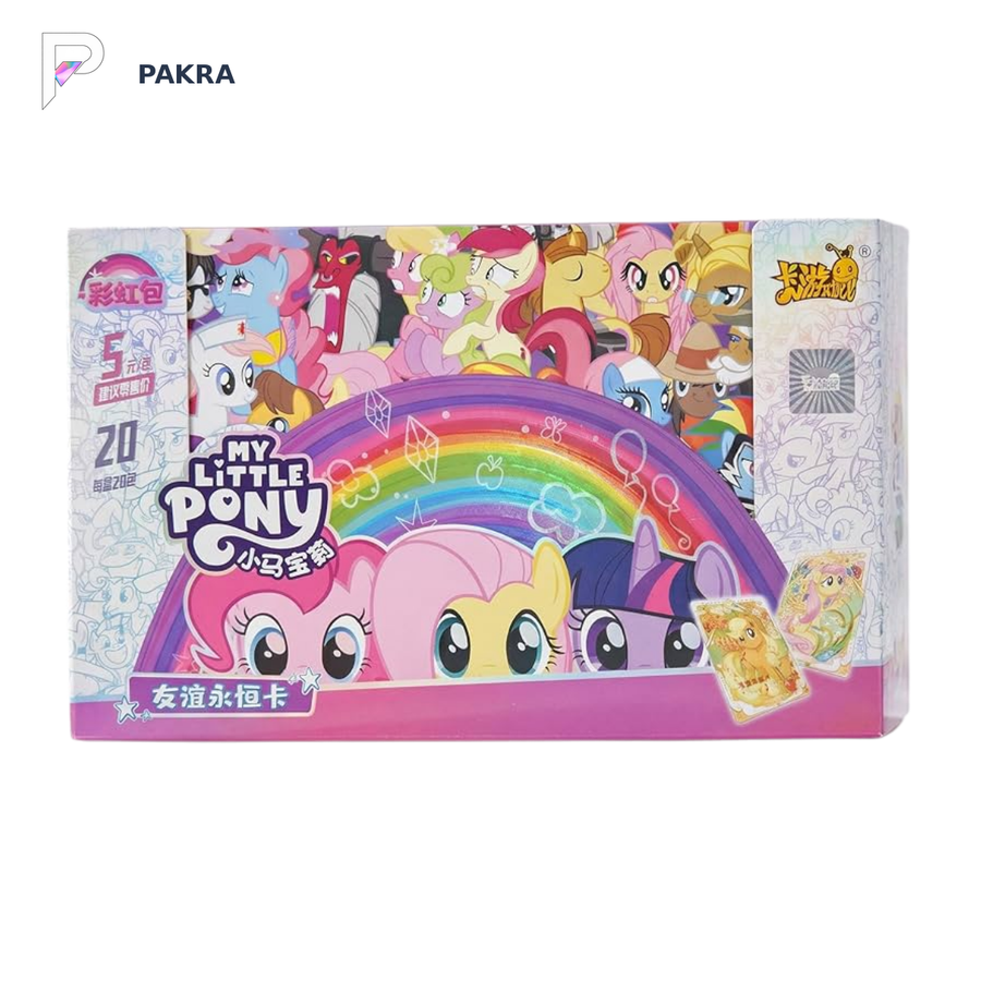 KAYOU My Little Pony Chinese Rainbow Edition 3 display box on white with current PAKRA logo