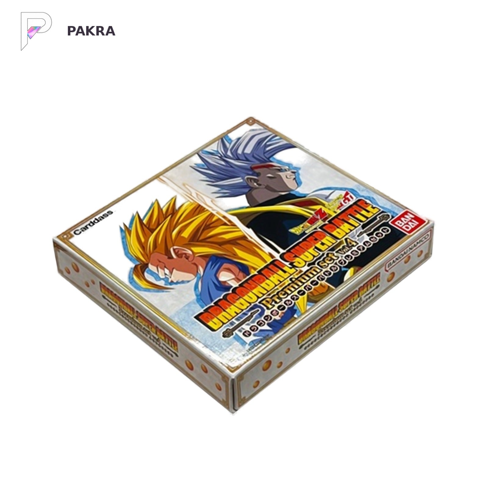 Dragon Ball Super Battle Carddass Premium Set Vol.4 - Japanese, official product image on a white PAKRA background.