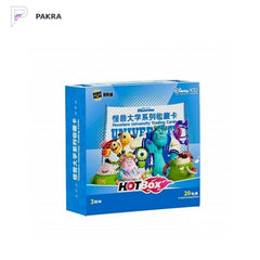 Kakawow 2023 HOTBOX Disney Monsters University Collectible Cards Box, official product image on a white PAKRA background.