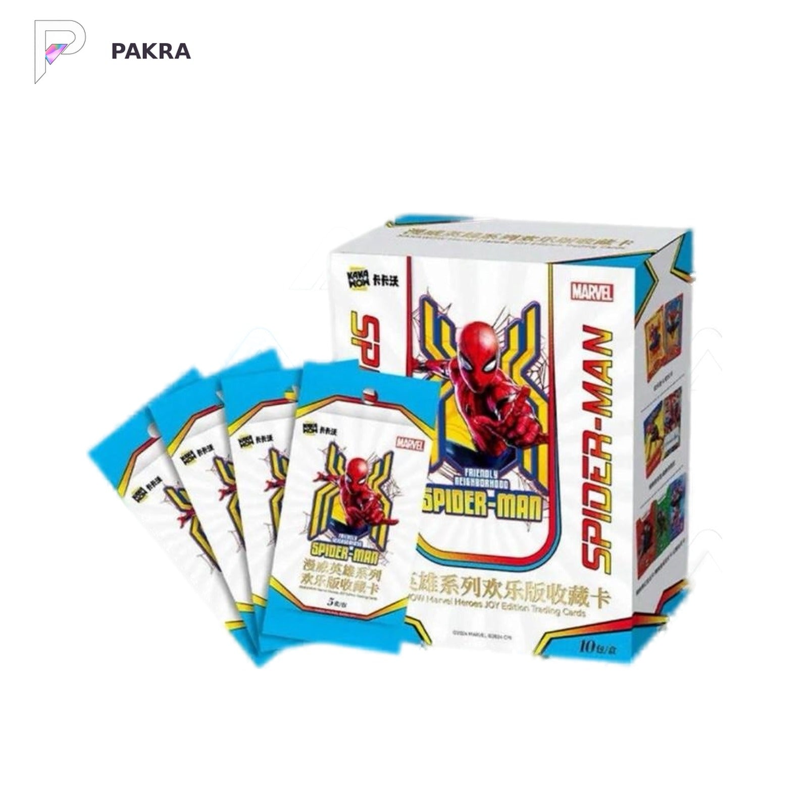 Kakawow 2024 Marvel Heroes Joy Edition Collectible Card Box, official product image on a white PAKRA background.
