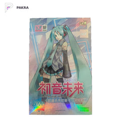 KAYOU Hatsune Miku Collectible Cards First Sight Pack Birthday Edition Box, official product image on a white PAKRA background.